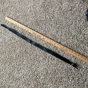 Leather belt. Narrow